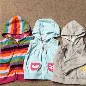 Lot of hoodies